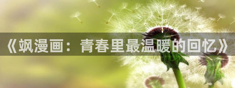 哔咔漫画vip：《飒漫画：青春里最温暖的回忆》